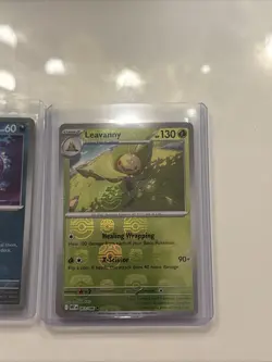 Pokemon TCG Master Ball Reverse Holo Trio, Purrloin, Litwick, Leavanny M/NM Lot - Image 4