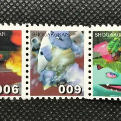 Charizard Blastoise Venusaur Pokemon Stamp Japan Pocket monster SHOGAKUKAN F/S - Image 3
