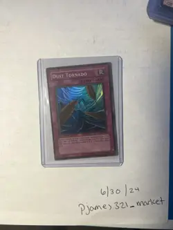 YuGiOh! Dust Tornado - PSV-011 Super Rare - 1st Edition English Vintage - Image 1