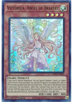 Yugioh - Victorica, Angel of Bravery (Ultra Rare) (1st Edition) - GFP2-EN042 P - Image 1