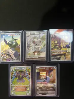 Pokemon TCG Illustration Rare Card Lot of 5 NM Scarlet and Violet - Image 1