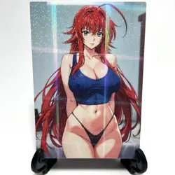 High School DxD Rias Gremory Sexy Anime Waifu Girl Lewd Goddess Story Art Card - Image 2