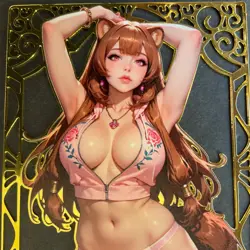 Goddess Story Gold METAL Card - Serial Number #/100! Anime Reptilia Bikini READ - Image 1