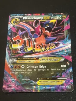 Pokemon M Garchomp EX Black Star Promos Holo Card XY168 NEAR MINT/LP - Image 1
