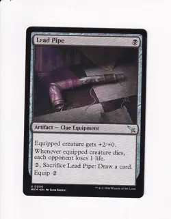 MAGIC THE GATHERING MTG MURDERS AT KARLOV MANOR LEAD PIPE - Image 1