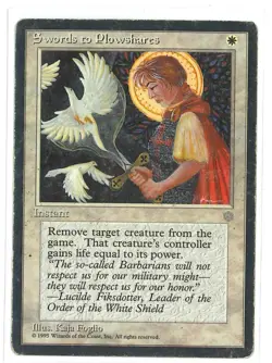 MTG Ice Age - 1x Swords to Plowshares - HP - Image 1