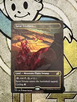 Savai Triome (Showcase) NM MTG Ikoria: Lair of Behemoths Regular - Image 1