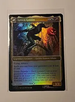 Norman Osborn Green Goblin 0039 Foil Marvel’s Spider-Man SPM MTG Magic Mythic - Image 3