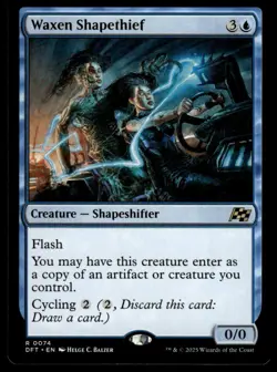 Aetherdrift #74 Waxen Shapethief - Image 1