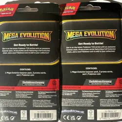 Set Of 2 Pokemon Mega Evolution Premium Checklane Blisters Tyranitar Meowscarada - Image 3