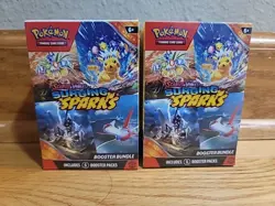 Pokemon TCG Surging Sparks Booster Bundle New Sealed (LOT OF 2) Auction 2 Of 2 - Image 1