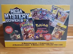 NEW Sealed POKEMON 2025 MEGA MYSTERY POWER BOX MEIJER Exclusive Auction 2 of 2 - Image 1