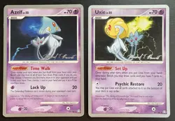 Azelf 19/146 & Uxie 43/146 World Championship 2010 MP Pokemon TCG - Image 1