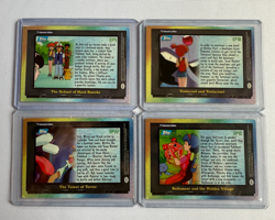 LOT OF 4 - 1999 POKEMON Topps TV Animation Edition Vintage Blue Logo + Holo - Image 2