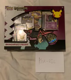 POKEMON TCG CELEBRATIONS DRAGAPULT PRIME BOX BRAND NEW SEALED FREE SHIPPING - Image 1