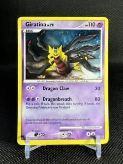2009 POKEMON GIRATINA LV.70 28/127 PLATINUM HOLO RARE - NM - Image 1