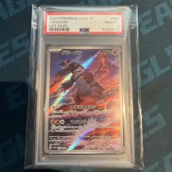 2023 Pokemon Raging Surf Groudon #069 Japanese Art Rare PSA 10 GEM MINT - Image 1