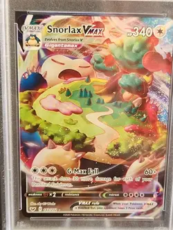 2020 POKEMON SWORD & SHIELD #142 FULL ART/SNORLAX VMAX PSA 10 - Image 5