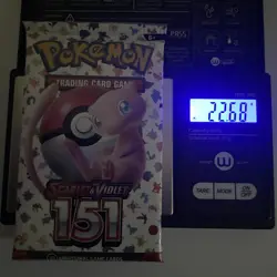 1 x HEAVY 21.1+ gram Pokemon TCG 151 Booster Pack! Sealed! S&V English - Image 3
