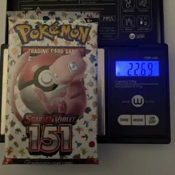 1 x HEAVY 21.1+ gram Pokemon TCG 151 Booster Pack! Sealed! S&V English - Image 4