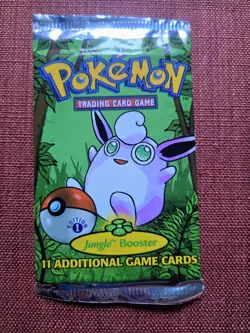 WOC 1999 Pokemon Jungle Booster Pack Wigglytuff 21.4 Weighted Heavy 742818061384 - Image 2