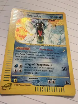 Pokemon TCG Gyrados Holo Rare Skyridge H10/H32 Near Mint W/ Swirl - Image 3