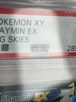 Pokemon Xy 2015 Roaring Skies Shaymin Ex Full Art Psa 9 Mint - Image 4