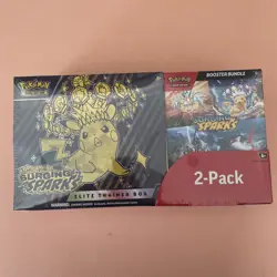 Pokemon TCG Scarlet Violet Surging Sparks Elite Trainer Box Booster Bundle - Image 1