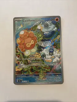Castform Sunny Form 195/191 | Surging Sparks | NM | Great Centering | Pokemon - Image 1