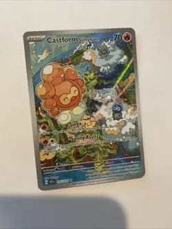Castform Sunny Form 195/191 | Surging Sparks | NM | Great Centering | Pokemon - Image 5