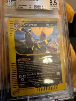 Pokemon Aquapolis Umbreon H29/H32 Holo Rare BGS 9.5 PSA 10 GEM Mint Pop 10 - Image 1