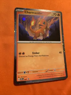 Charmander Cosmos Holo Black Star Promo - SVP047 - Scarlet & Violet Pokemon 2023 - Image 2
