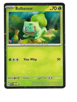 Bulbasaur 046 Cosmos Holo Rare Black Star Promo Pokemon TCG - 209 - Image 1