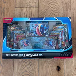 Pokemon TCG Greninja EX & Kingdra EX Special Collection Box Sealed UK - Image 1