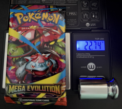 Pokemon TCG: Mega Evolution - English Booster Pack SEALED - 22.74g - Image 1
