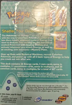 Pokemon MIND MACHINE Theme Deck Skyridge e-Series FACTORY SEALED Mint Condition - Image 2