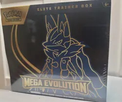 Pokemon TCG Mega Evolution Elite Trainer Box Lucario ETB NEW Factory Sealed - Image 1