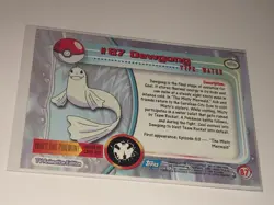 1999 Topps Pokemon ~ TV Animation Edition / Dewgong #87 - Condition: NM-MT 8 - Image 4