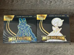Pokemon Mega Evolution Mega Lucario & Mega Gardevoir ETB Bundle FACTORY SEALED - Image 1