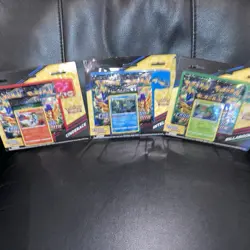 Pokemon Crown Zenith 3 Pin Collection Blister Pack Set Sealed - Image 1