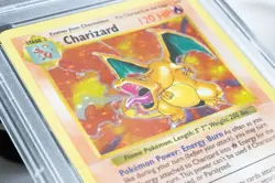 Pokemon 1999 Base Set Shadowless Charizard Holo [PSA 1] - Image 5