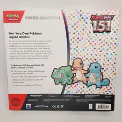 Pokemon TCG Scarlet & Violet 151 Poster Collection Box 3 Packs - New Sealed 820650853166 - Image 5