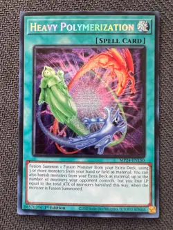 Yugioh Heavy Polymerization 1st Edition Prismatic Secret Rare MP24-EN150 NM - Image 1