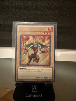 Yu-Gi-Oh! Elemental Hero Burstinatrix LCGX-EN004 Secret Rare 1st Edition NM - Image 1