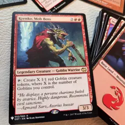 GOBLINS Mono Red Krenko Mob Boss the List COMMANDER Magic Deck. ALL 100 Cards - Image 1
