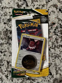Pokemon Trading Card Game Eevee Booster Pack Evolving Skies - Image 1