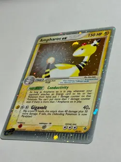 Ampharos ex 89/97 EX Dragon 2003 Pokemon Card + Flaaffy Mareep Evolution Line - Image 3