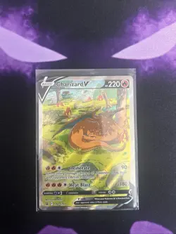 Pokemon TCG Charizard v SWSH260 Holo Rare Card Sword & Shield Promo - Image 3
