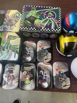 Pokemon TCG *EMPTY/NO CARDS* Tins - Lot Of 19 - Collectibles - Image 3