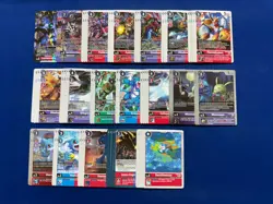 Digimon Card Game - Imperialdramon Wormmon Veemon Virus Purple Red Deck - Image 1